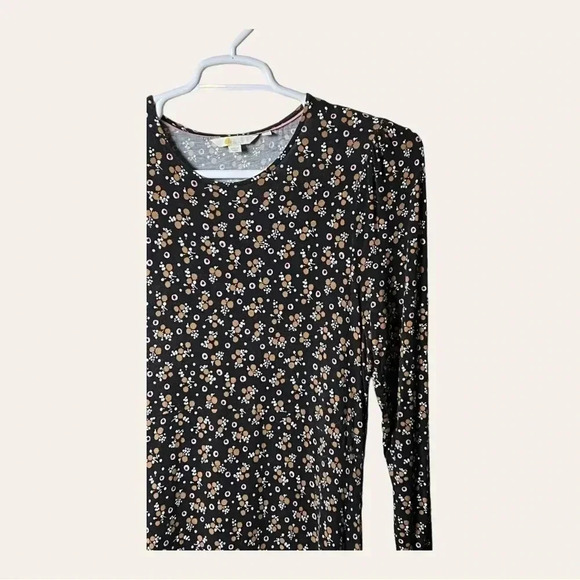 0335W. BODEN LONG SLEEVE MAXI DRESS SIZE 14R FLORAL PRINT - Picture 5 of 11